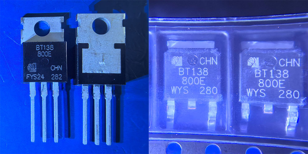 雙向可控硅BT138 國(guó)產(chǎn)12A可控硅TO-220B/TO-252高壓可控硅BT138